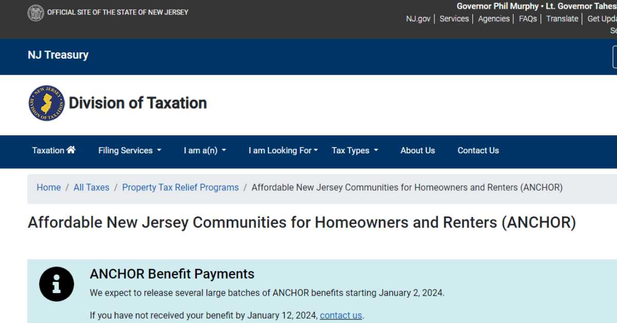 Navigating the NJ Anchor Rebate 2023 Status, Eligibility, and Claim