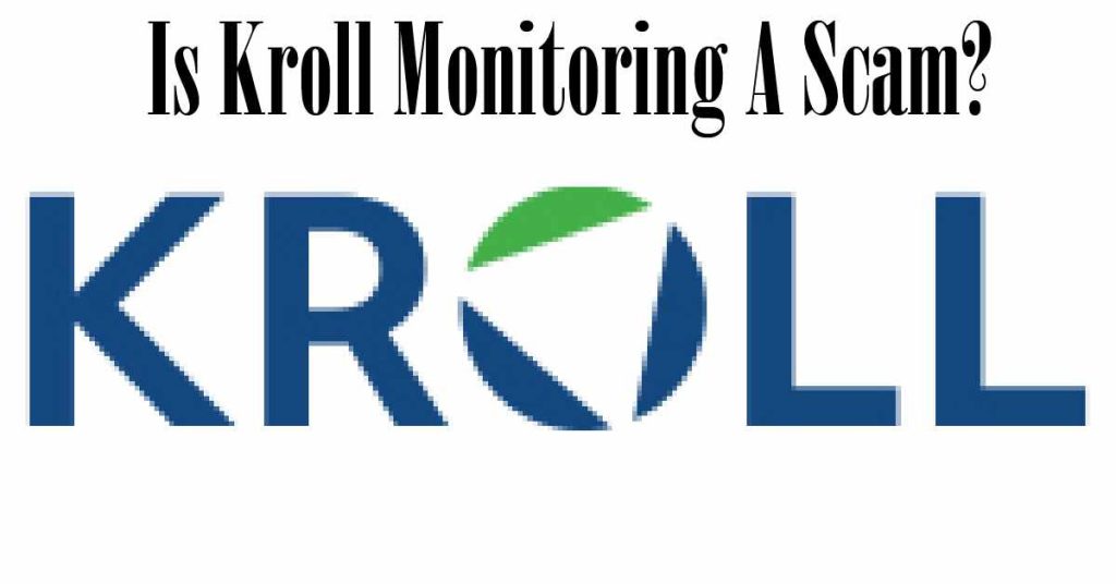 kroll monitoring scam