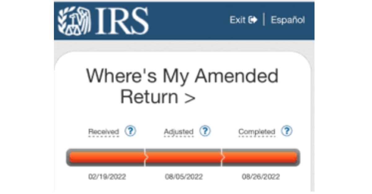 How To Check The Status With Where's My Amended Return?