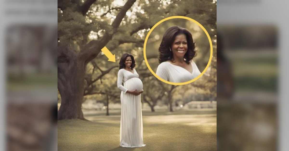 pregnant michelle obama 