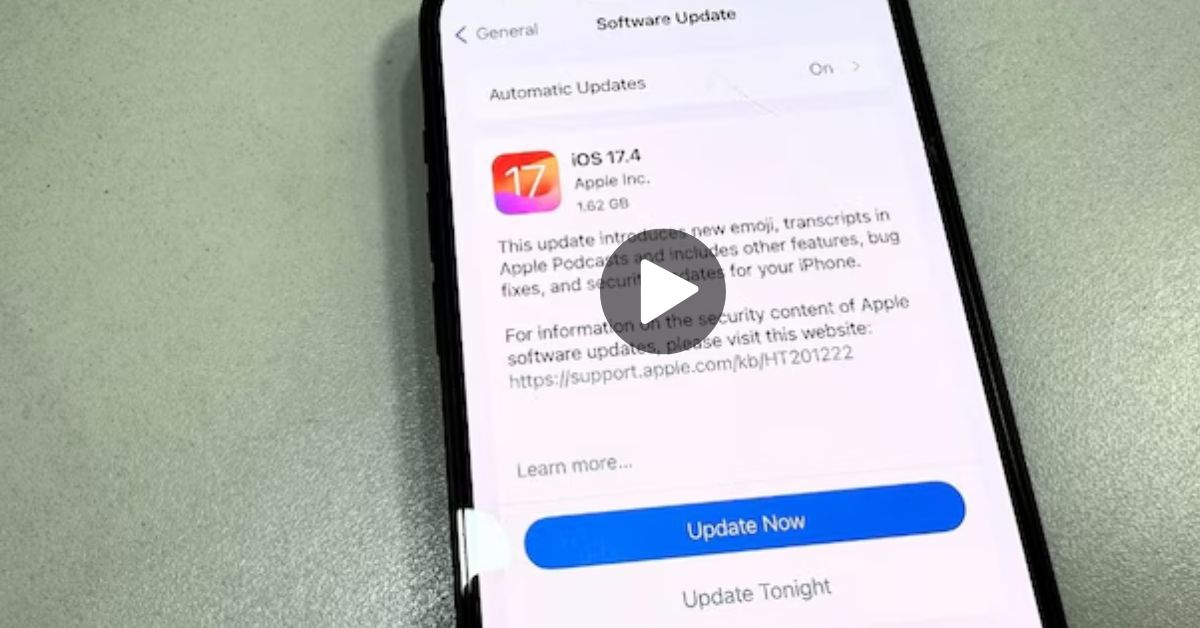 Apple releases iOS 17.4 update for iPhone