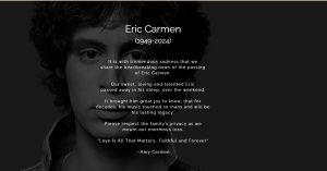 Eric Carmen death