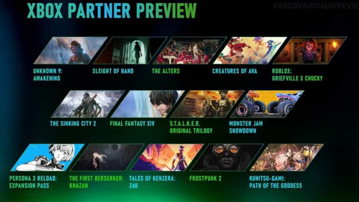 Microsoft announces Xbox Partner Preview event 