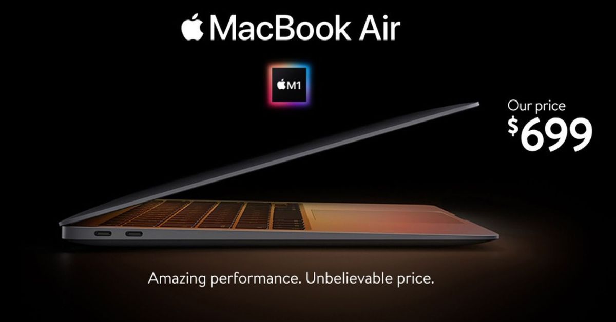 Walmart starts selling MacBook Air with M1 chip 