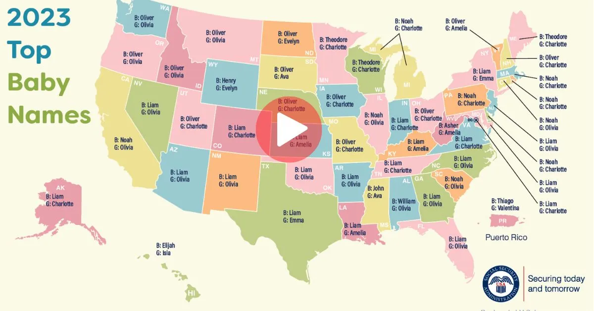 Discover the Most Popular Baby Names in Your State