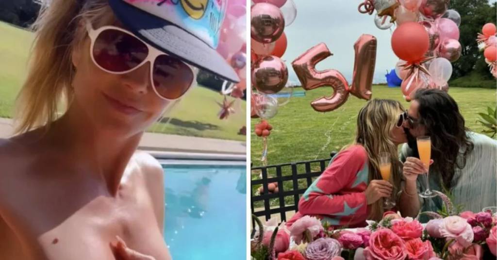 Heidi Klum strips off to celebrate 51st birthday: 'Blessed'