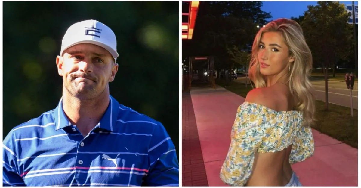  bryson dechambeau and Lilia Schneider 