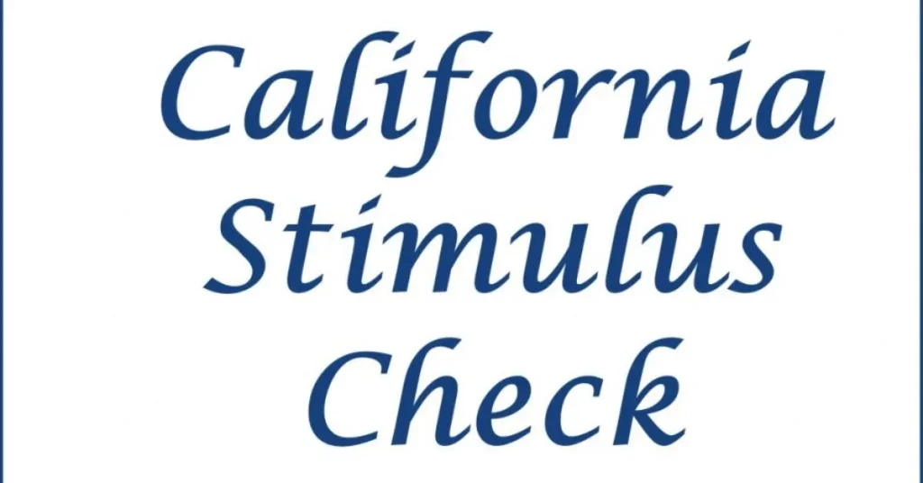 stimulus check 2024 california