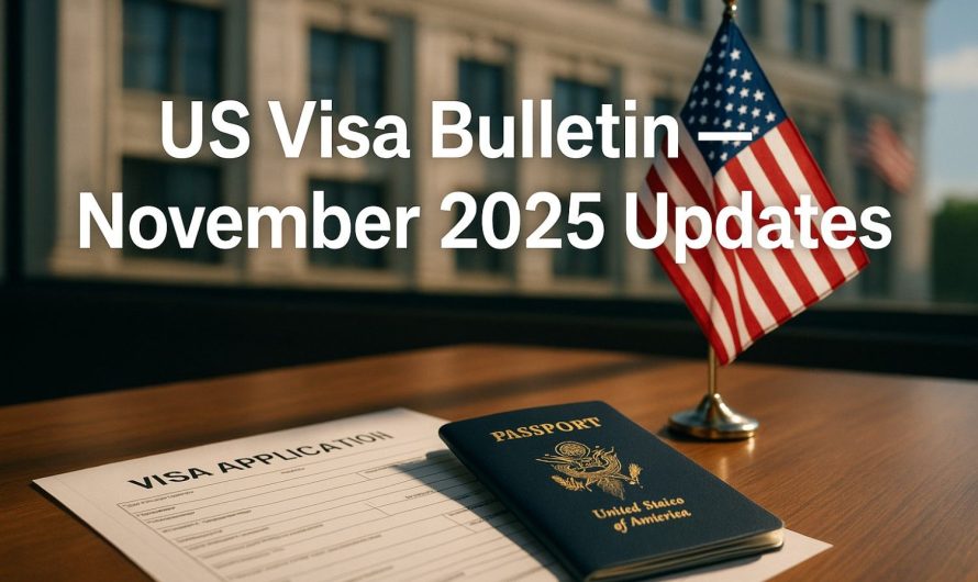 US Visa Bulletin for November 2025: Key Dates for Immigrant Visa Applicants Revealed