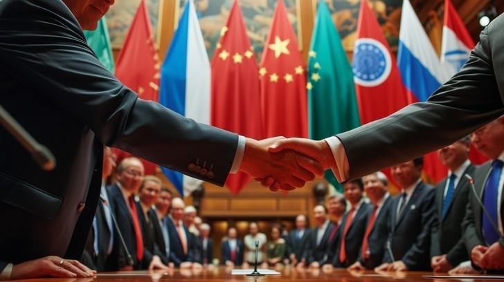 How US Foreign Trade Deals Shape Global Import Export Trends 2 international handshake agreement stockcake